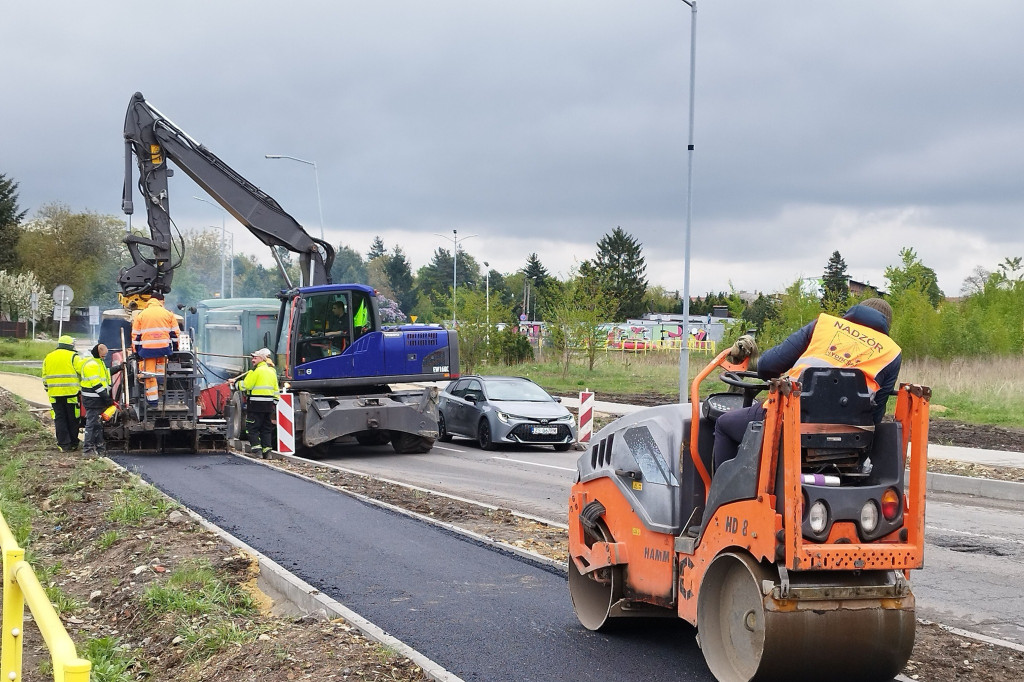 Duże utrudnienia na ruchliwym skrzyżowaniu