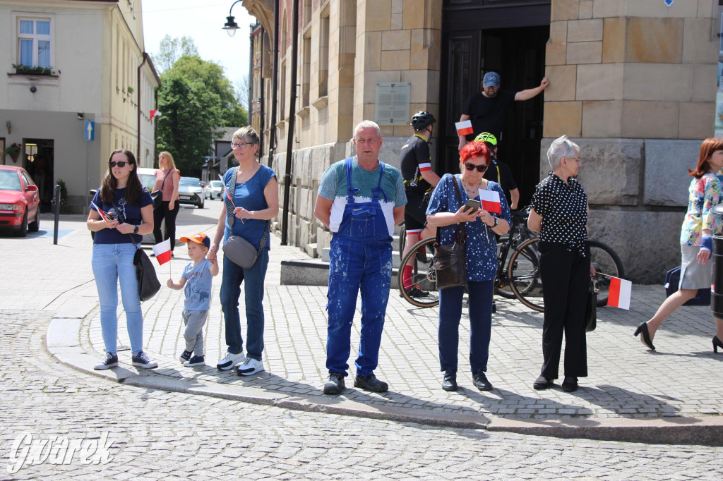 Tarnowskie Góry. Rajd i marsz z okazji Święta Flagi [FOTO]