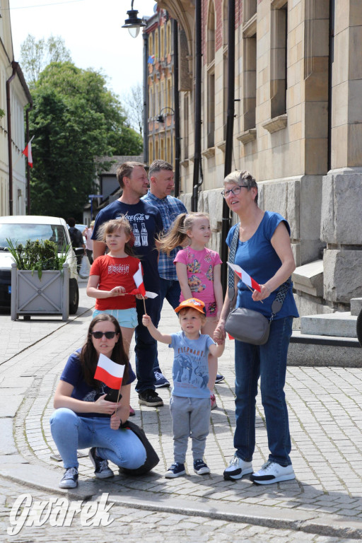 Tarnowskie Góry. Rajd i marsz z okazji Święta Flagi [FOTO]