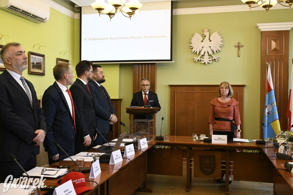 I sesja w Radzionkowie. Zobacz nowych radnych