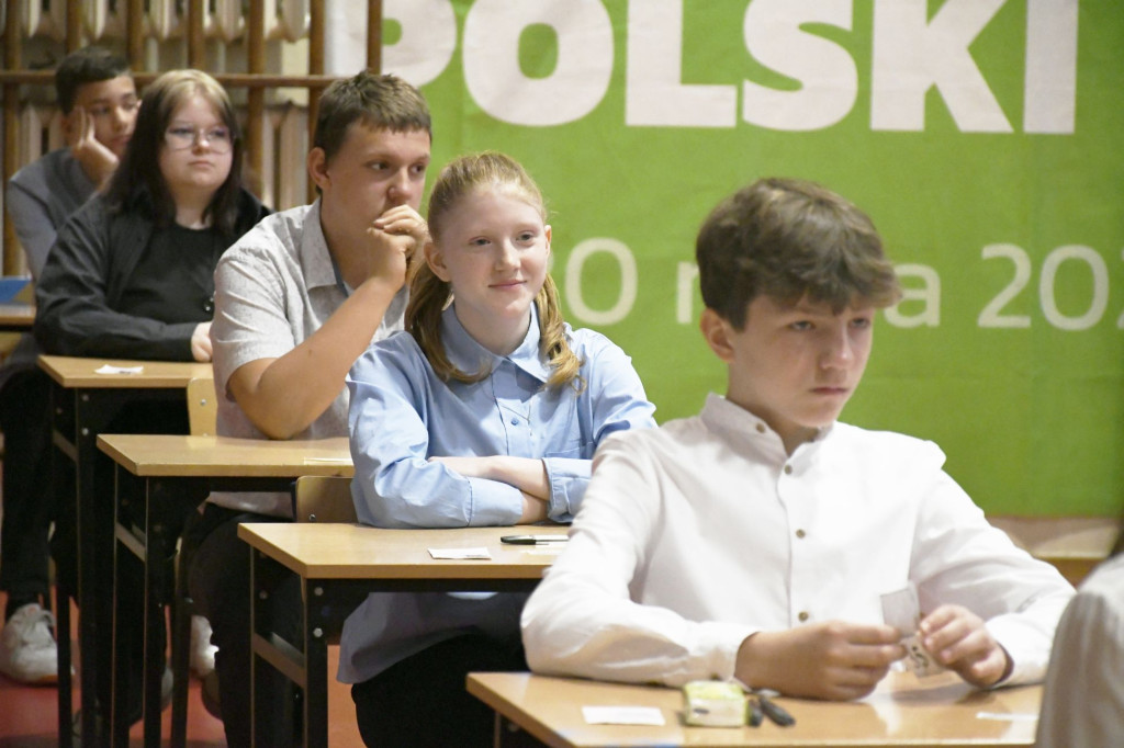 Ósmoklasiści z Trójki tuż przez egzaminem [FOTO]