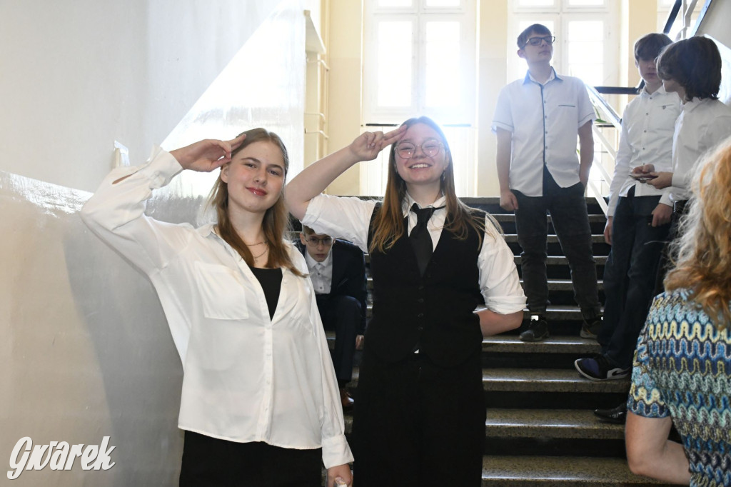 Ósmoklasiści z Trójki tuż przez egzaminem [FOTO]