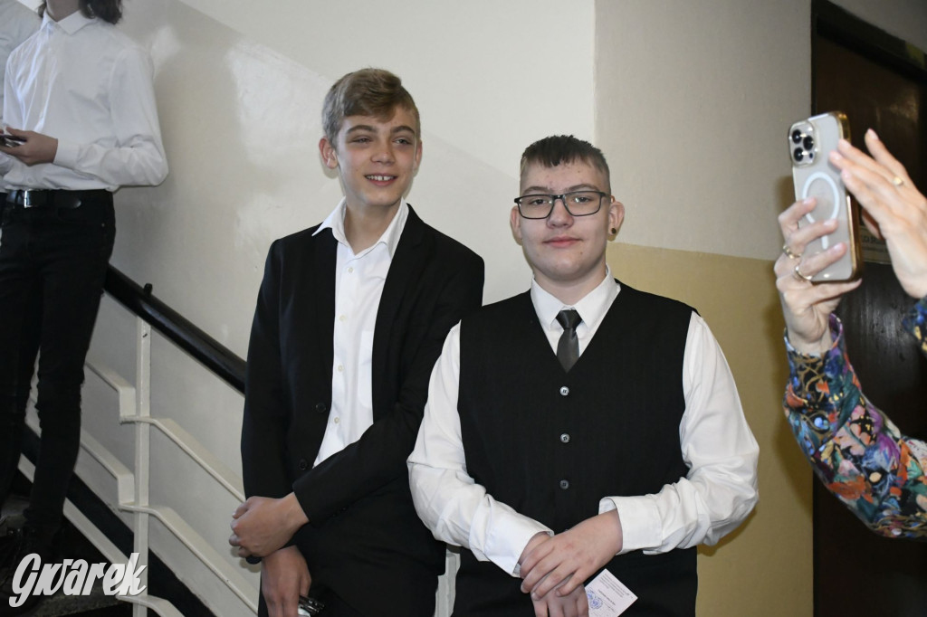 Ósmoklasiści z Trójki tuż przez egzaminem [FOTO]