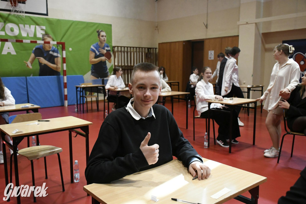 Ósmoklasiści z Trójki tuż przez egzaminem [FOTO]