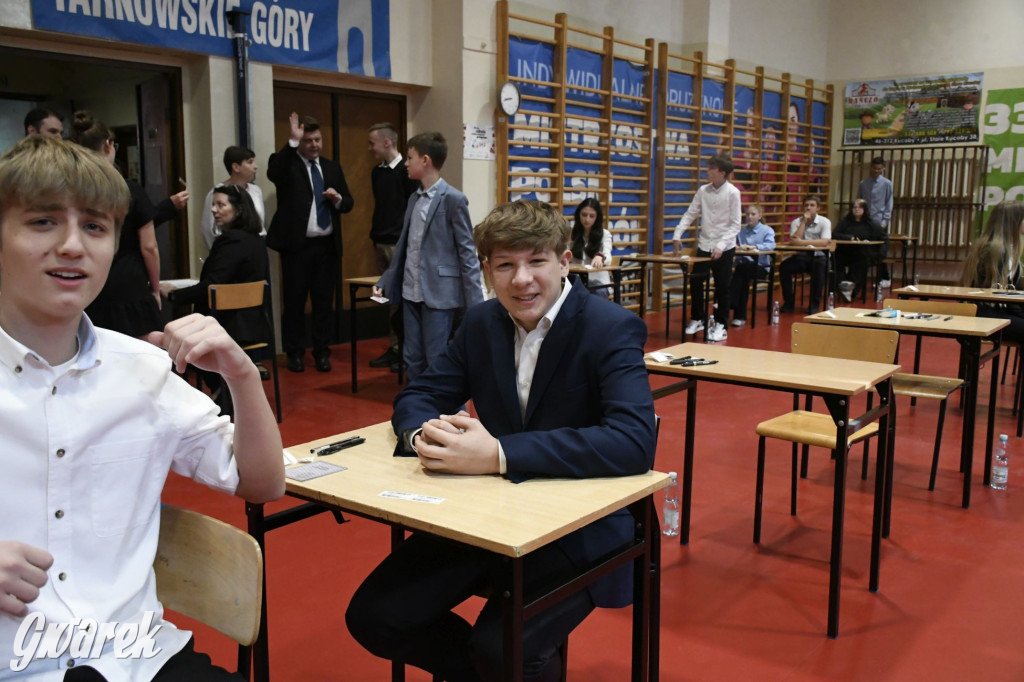 Ósmoklasiści z Trójki tuż przez egzaminem [FOTO]