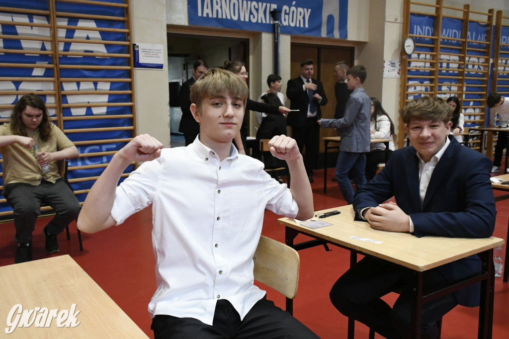 Ósmoklasiści z Trójki tuż przez egzaminem [FOTO]