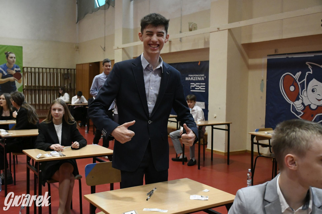 Ósmoklasiści z Trójki tuż przez egzaminem [FOTO]