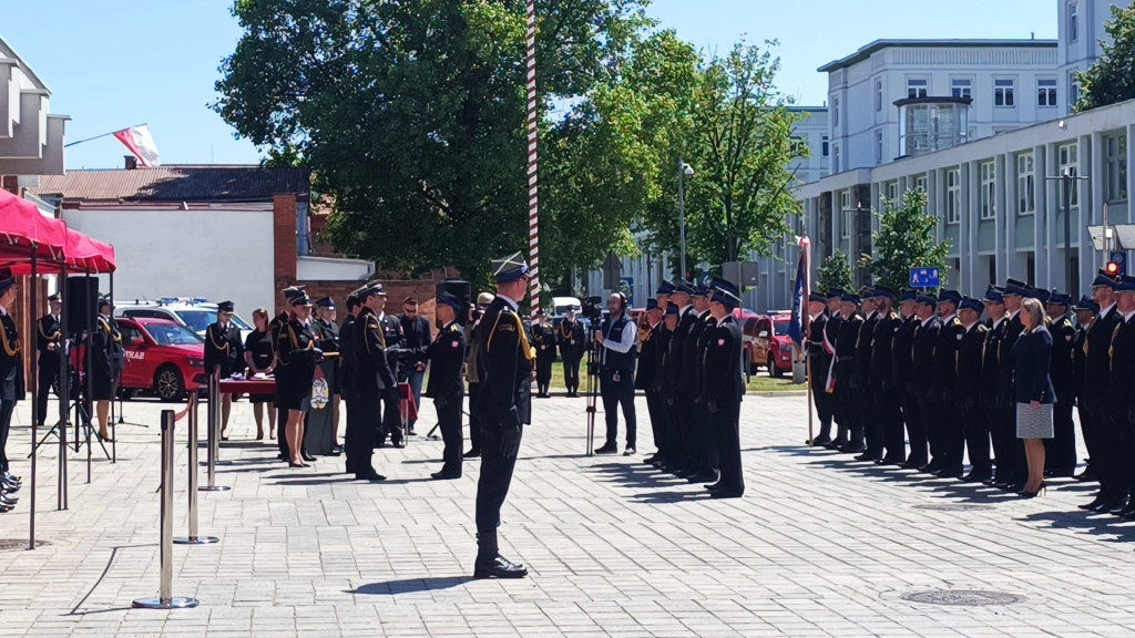 Radzionków. Strażak wyróżniony za długoletnią służbę