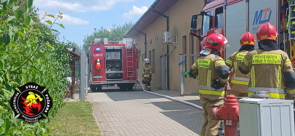 Pożar restauracji. Ewakuacja klientów i pracowników