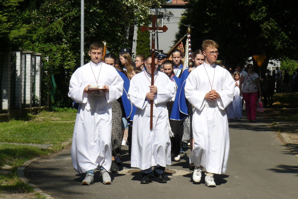 Procesja Bożego Ciała w Nakle Śląskim