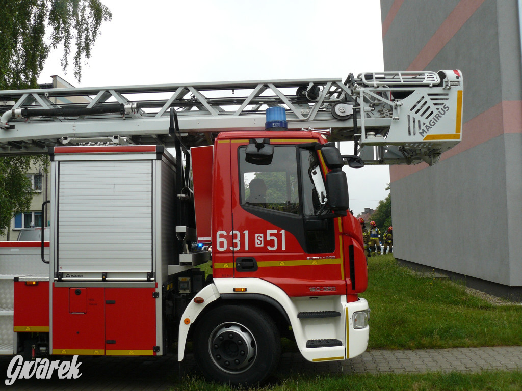 Nieuwaga mieszkanki osiedla i akcja strażaków [FOTO]