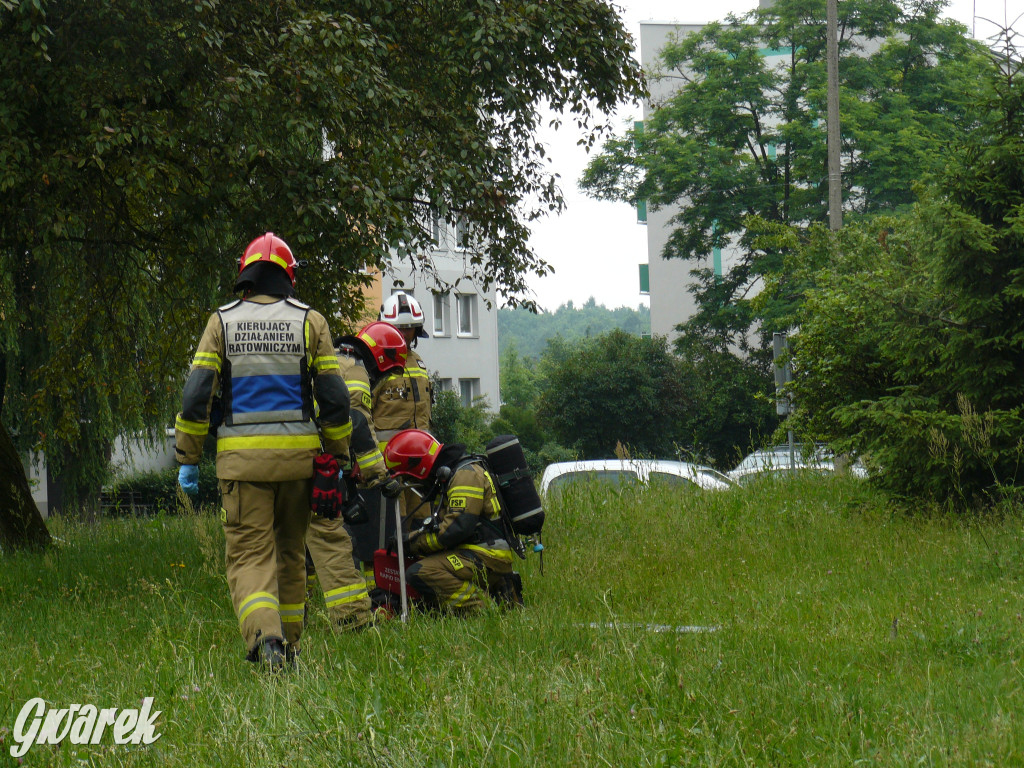 Nieuwaga mieszkanki osiedla i akcja strażaków [FOTO]