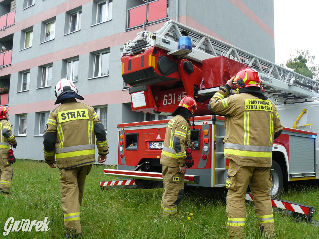 Nieuwaga mieszkanki osiedla i akcja strażaków [FOTO]