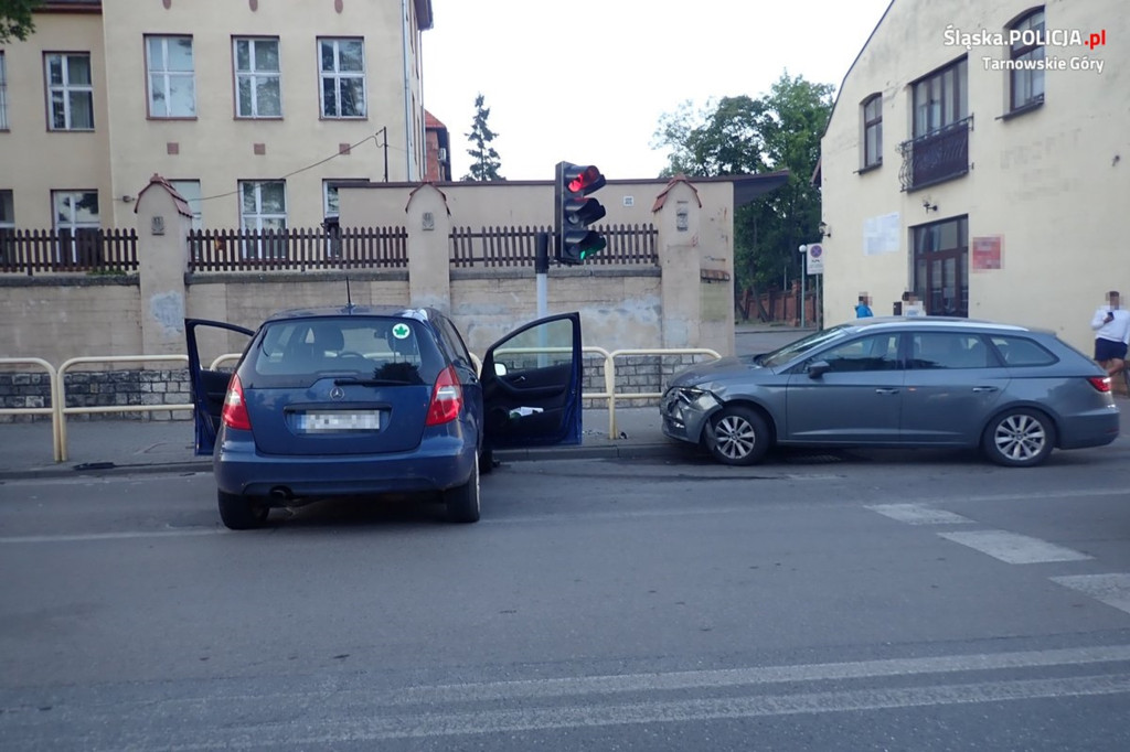 Tarnowskie Góry. Wypadek na skrzyżowaniu