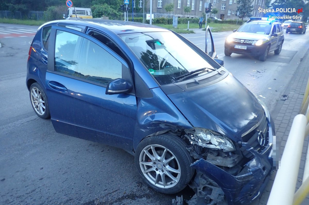 Tarnowskie Góry. Wypadek na skrzyżowaniu