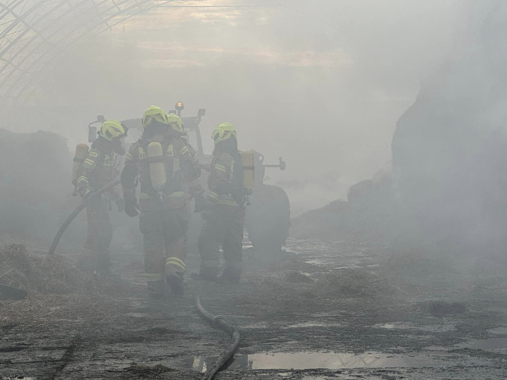 Powiat tarnogórski. Pożar w ośrodku jeździeckim
