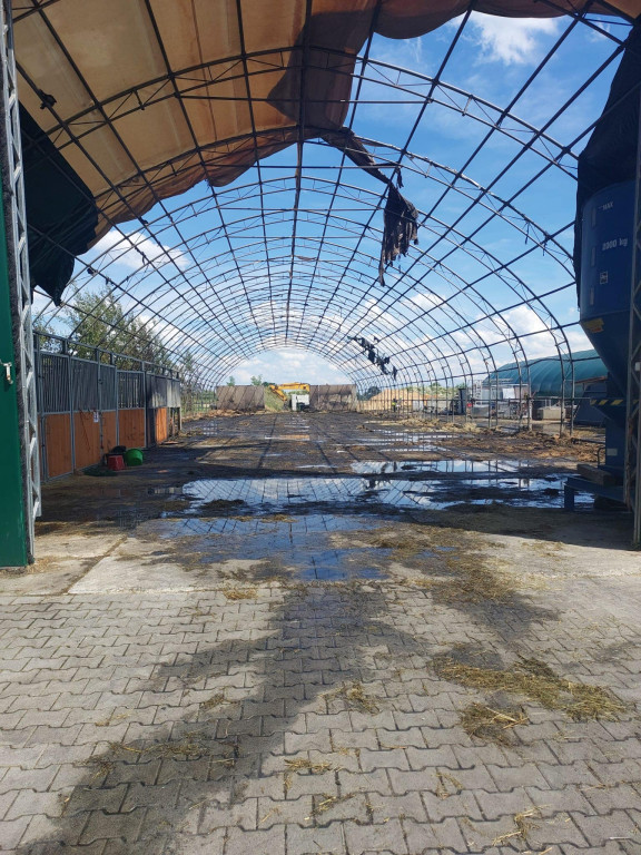 Powiat tarnogórski. Pożar w ośrodku jeździeckim