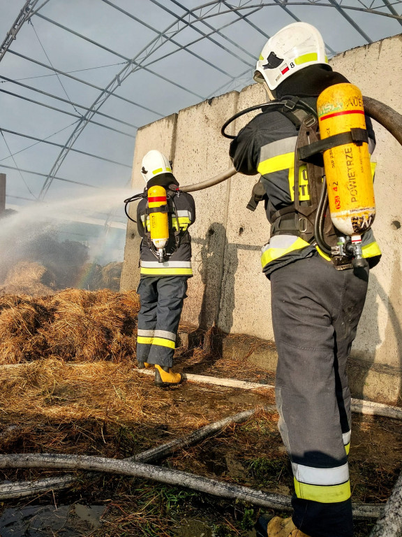 Powiat tarnogórski. Pożar w ośrodku jeździeckim