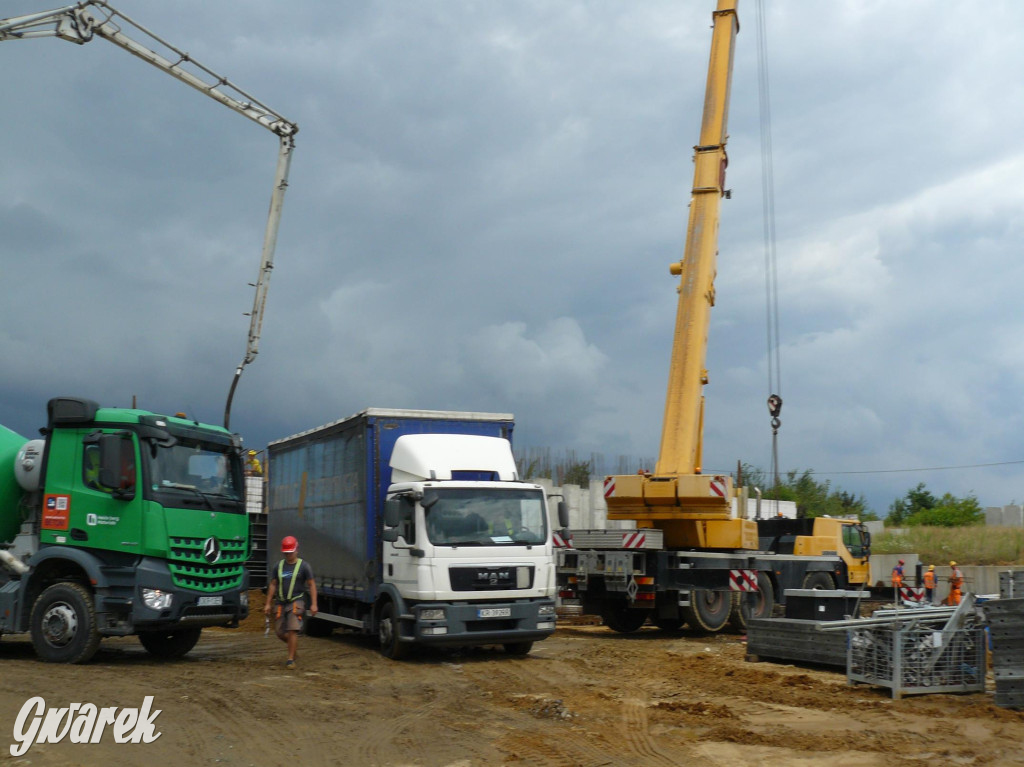 Na placu budowy komendy straży pożarnej
