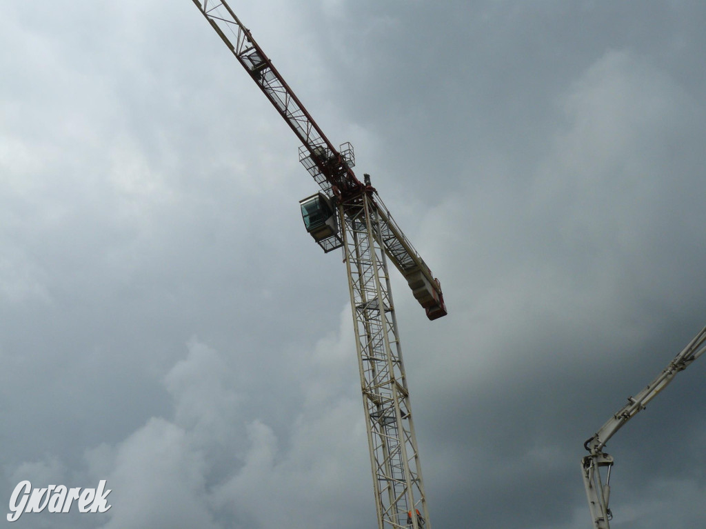 Na placu budowy komendy straży pożarnej