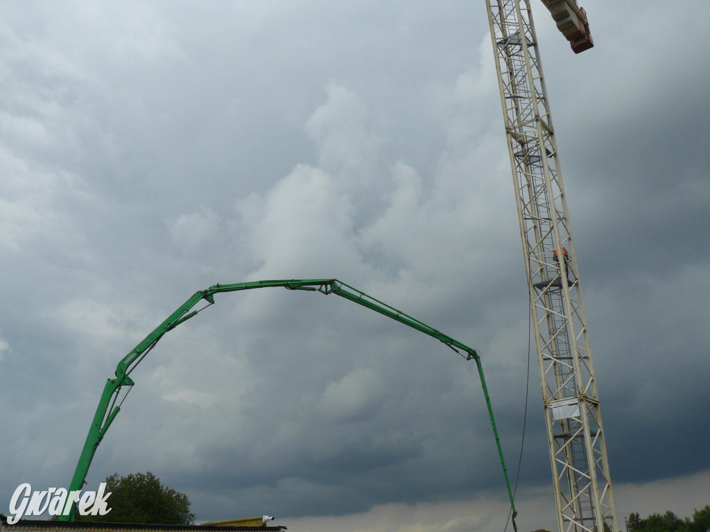 Na placu budowy komendy straży pożarnej