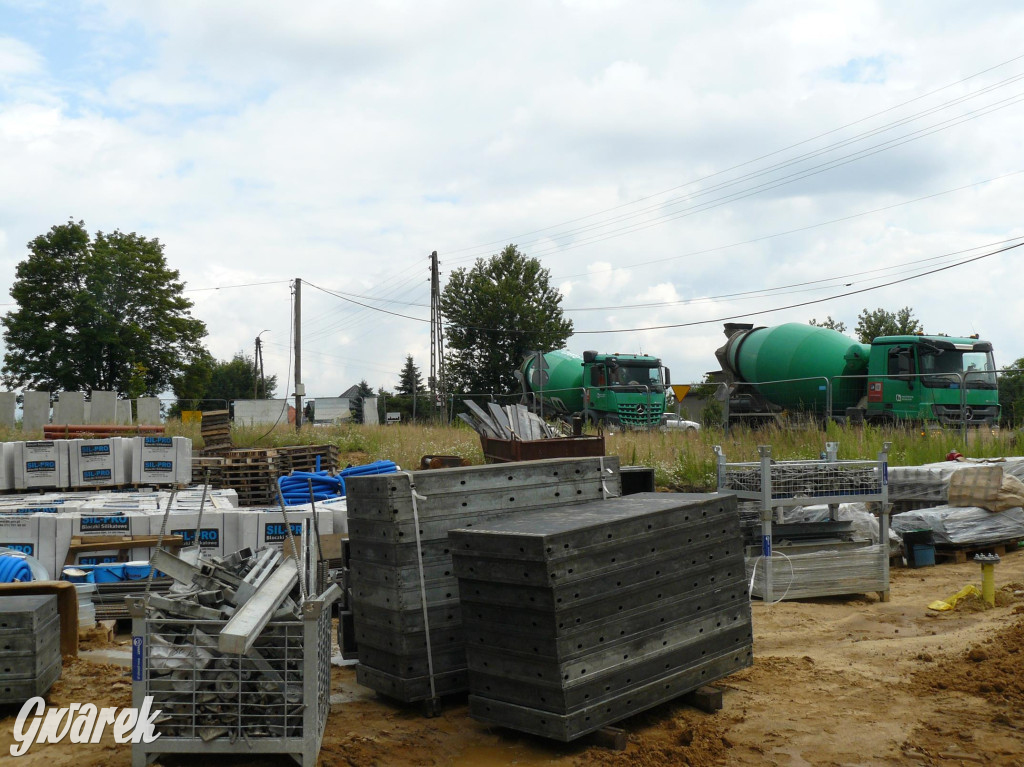 Na placu budowy komendy straży pożarnej