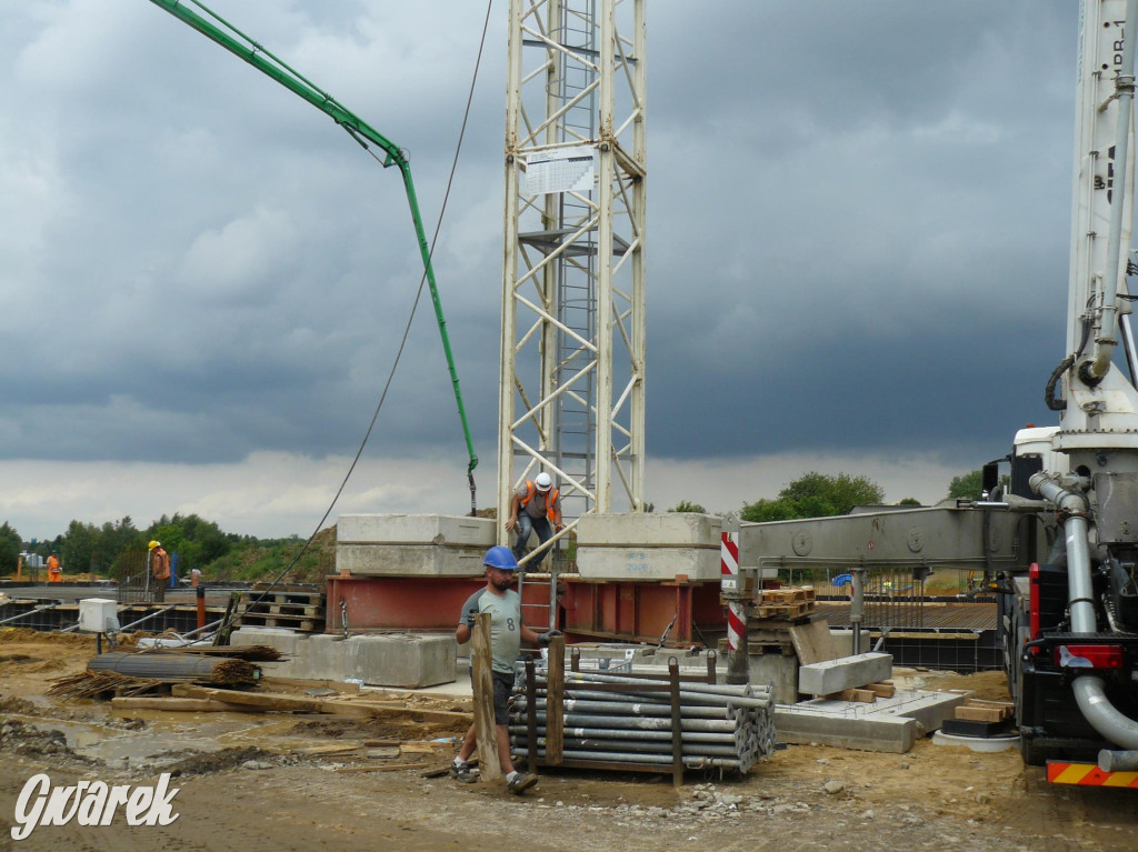 Na placu budowy komendy straży pożarnej