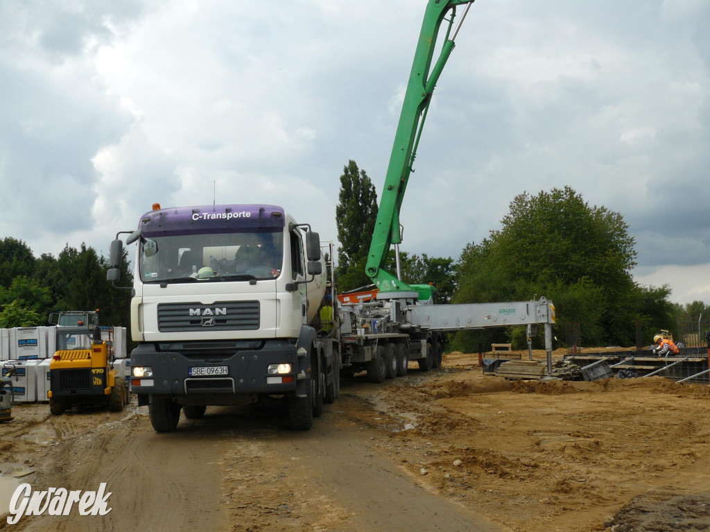 Na placu budowy komendy straży pożarnej