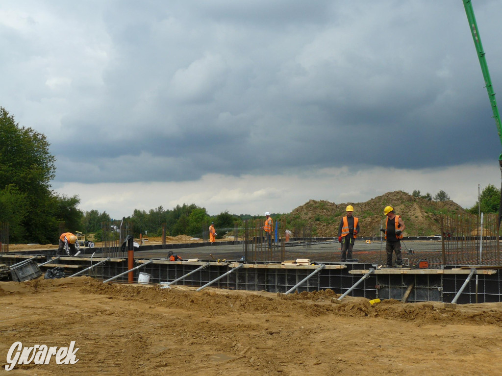 Na placu budowy komendy straży pożarnej