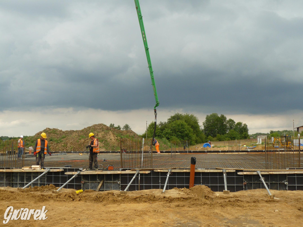 Na placu budowy komendy straży pożarnej