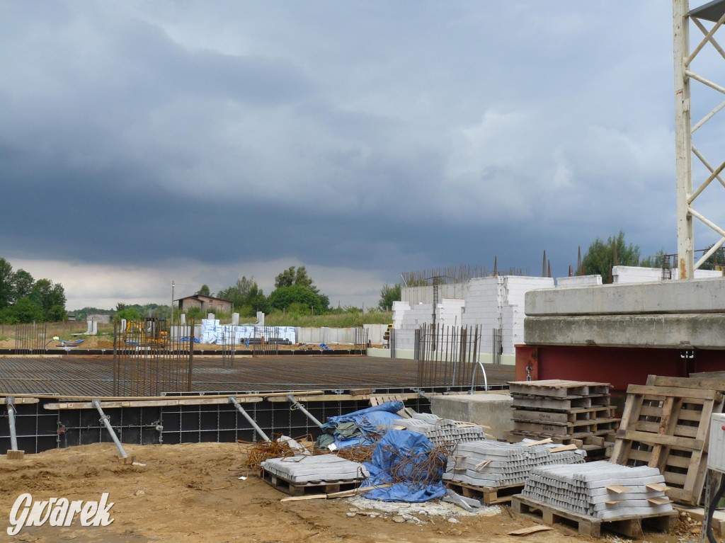 Na placu budowy komendy straży pożarnej