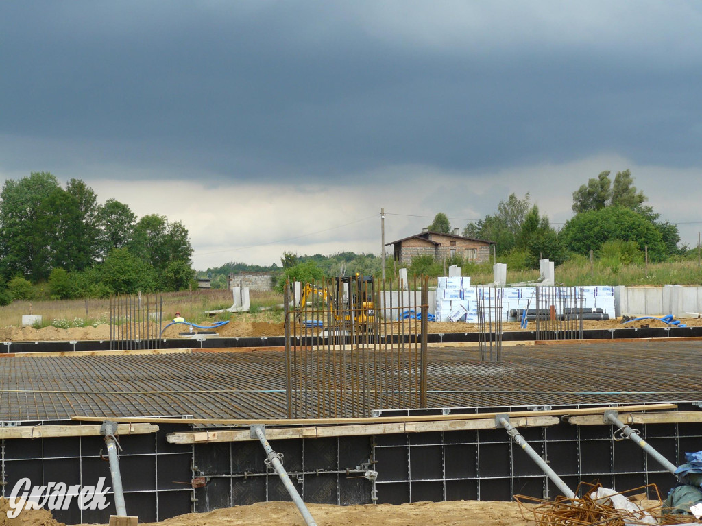 Na placu budowy komendy straży pożarnej