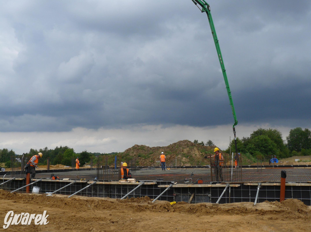 Na placu budowy komendy straży pożarnej