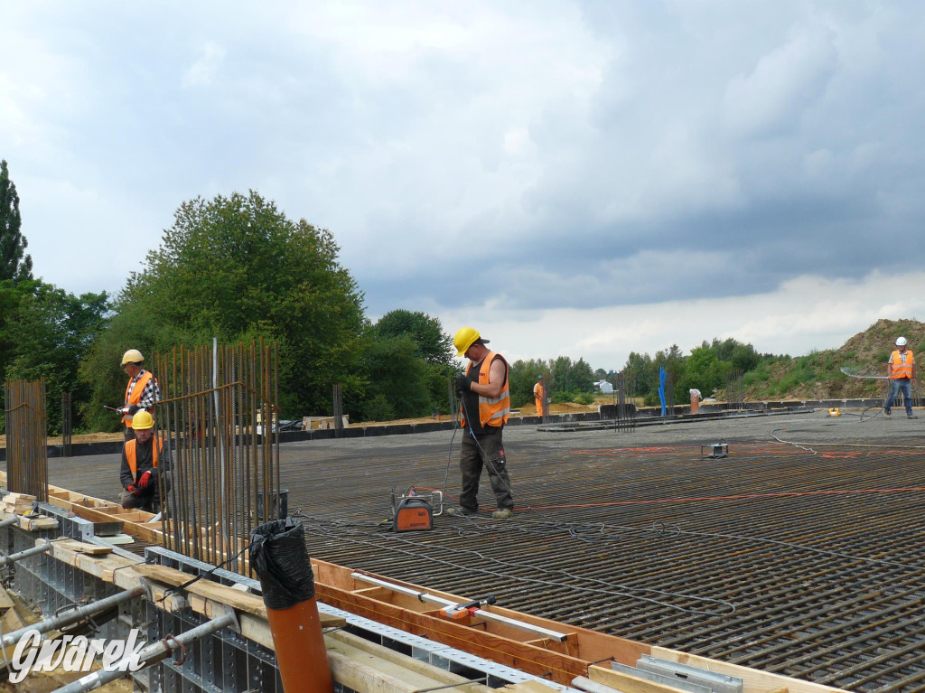 Na placu budowy komendy straży pożarnej