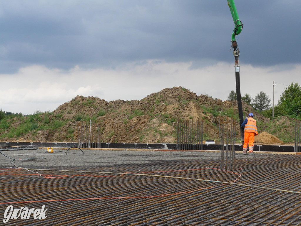Na placu budowy komendy straży pożarnej