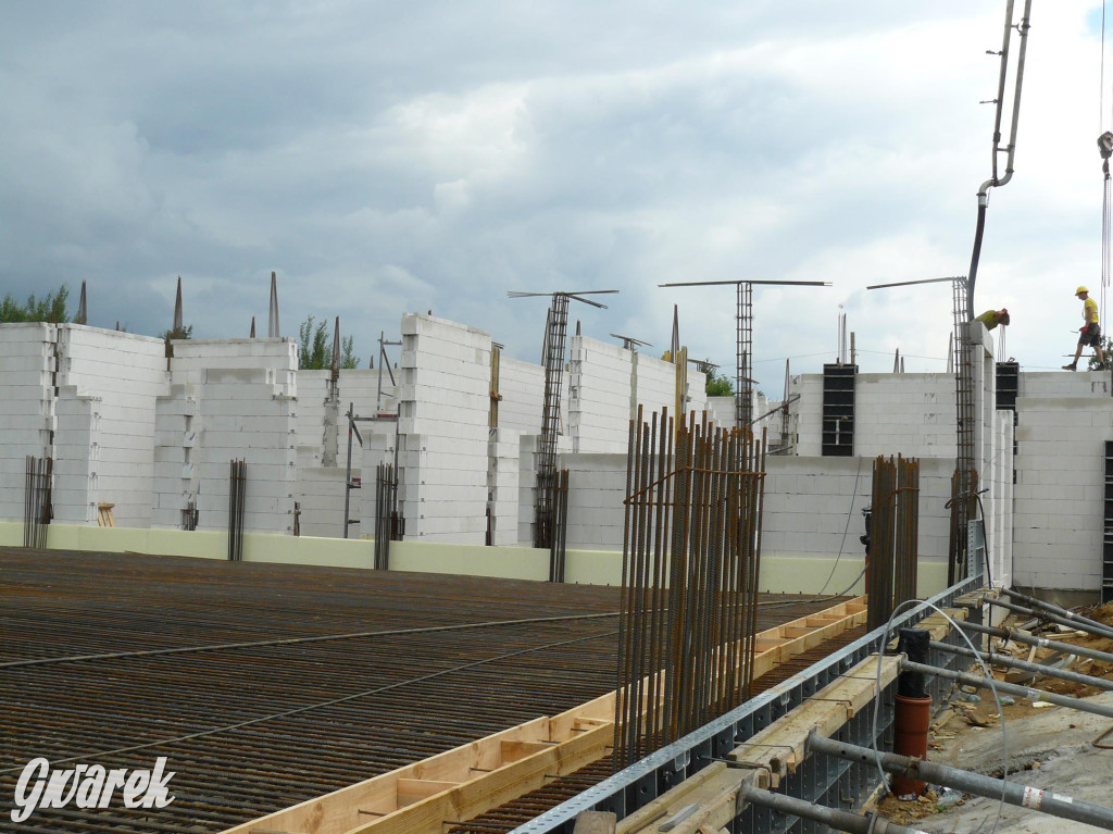 Na placu budowy komendy straży pożarnej