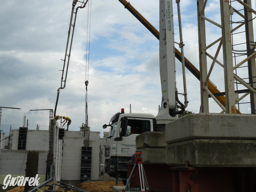 Na placu budowy komendy straży pożarnej