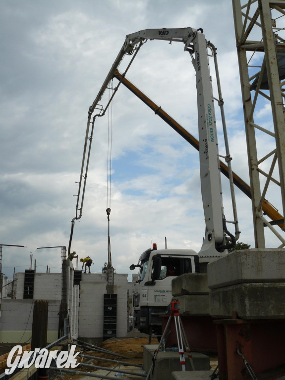 Na placu budowy komendy straży pożarnej