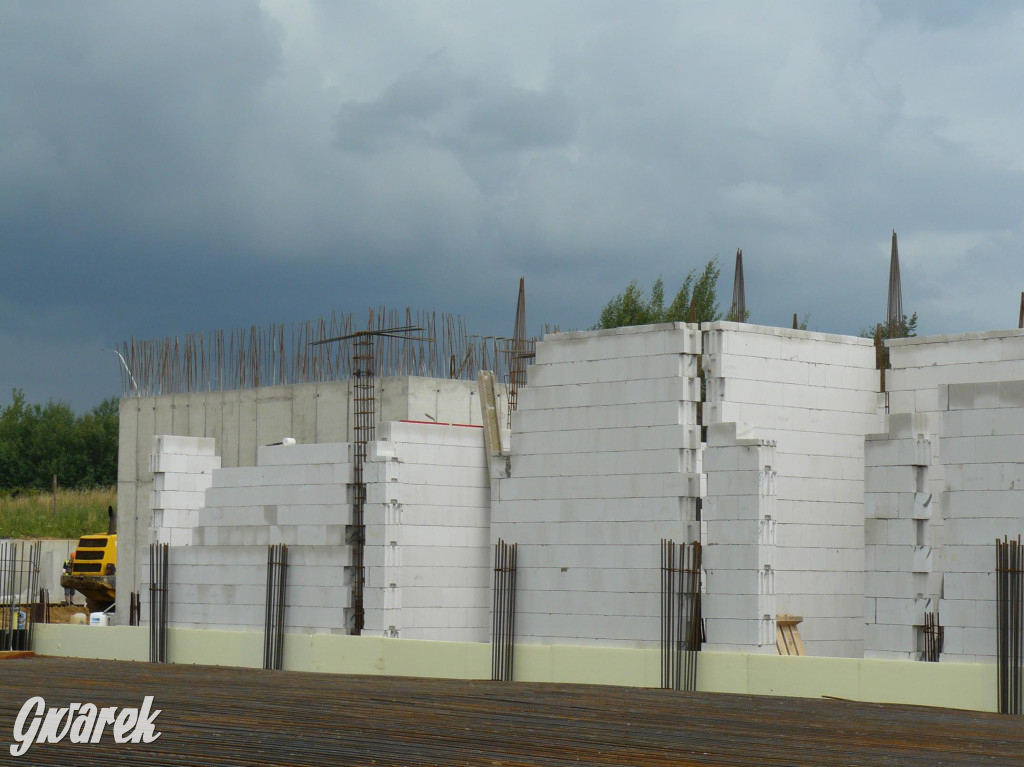 Na placu budowy komendy straży pożarnej