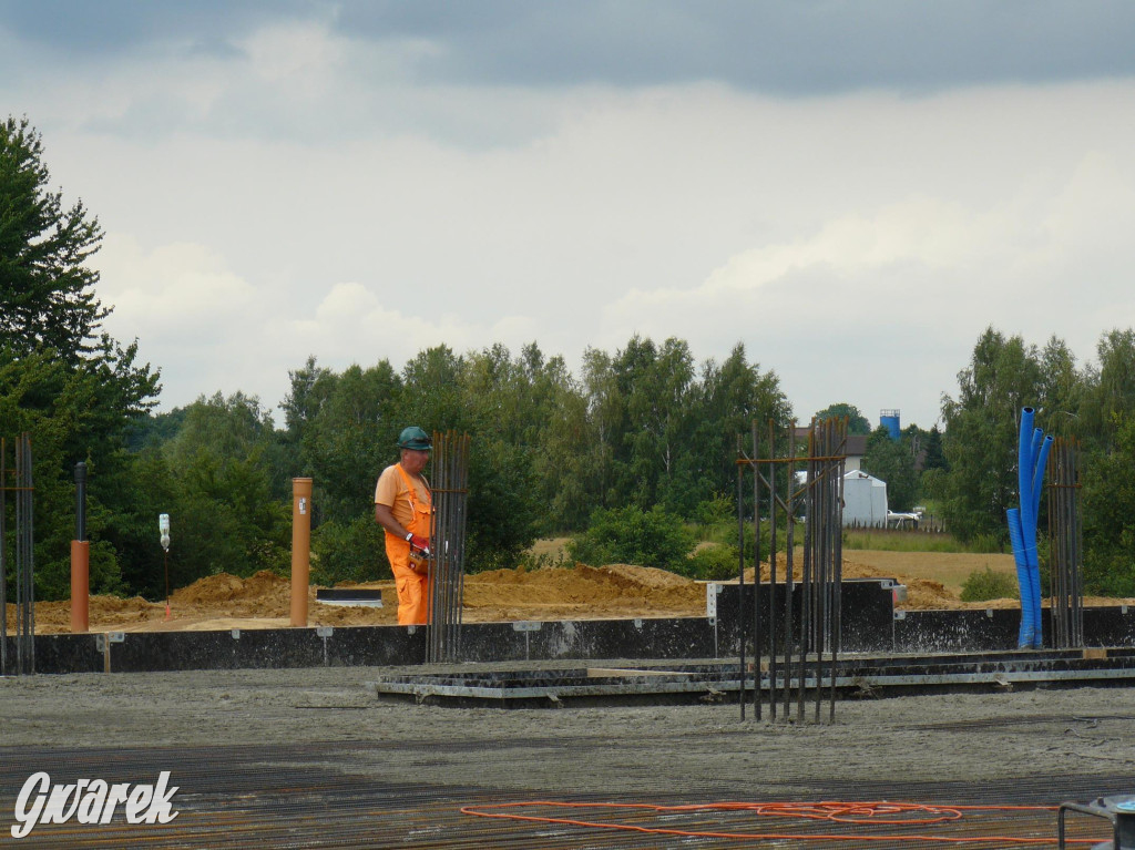 Na placu budowy komendy straży pożarnej