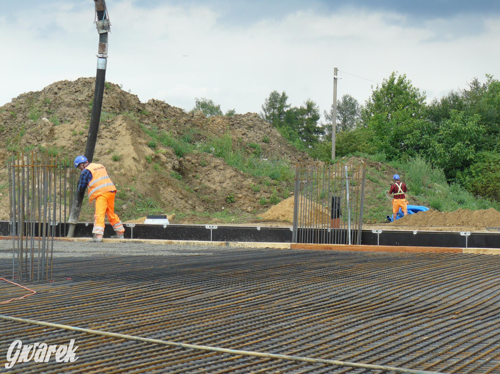 Na placu budowy komendy straży pożarnej