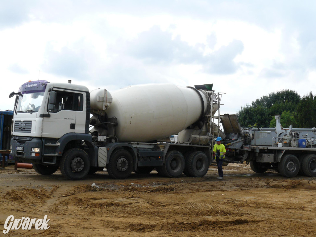 Na placu budowy komendy straży pożarnej