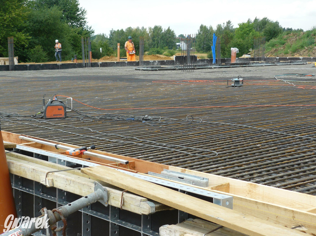 Na placu budowy komendy straży pożarnej