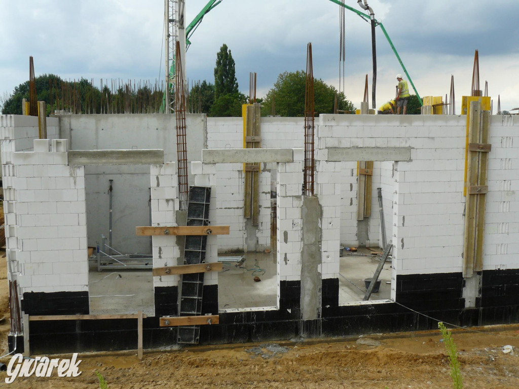 Na placu budowy komendy straży pożarnej