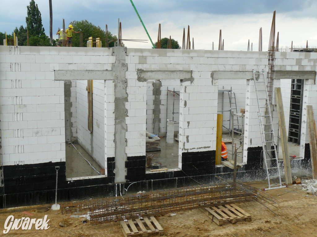 Na placu budowy komendy straży pożarnej