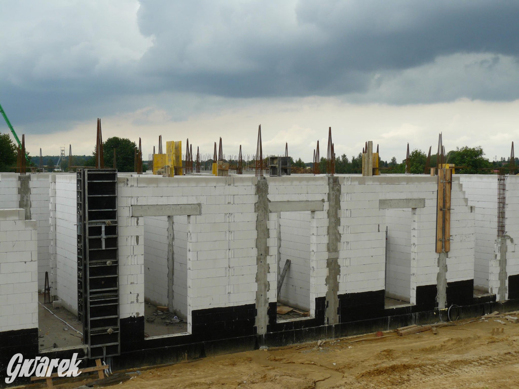 Na placu budowy komendy straży pożarnej