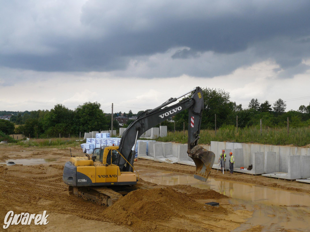 Na placu budowy komendy straży pożarnej
