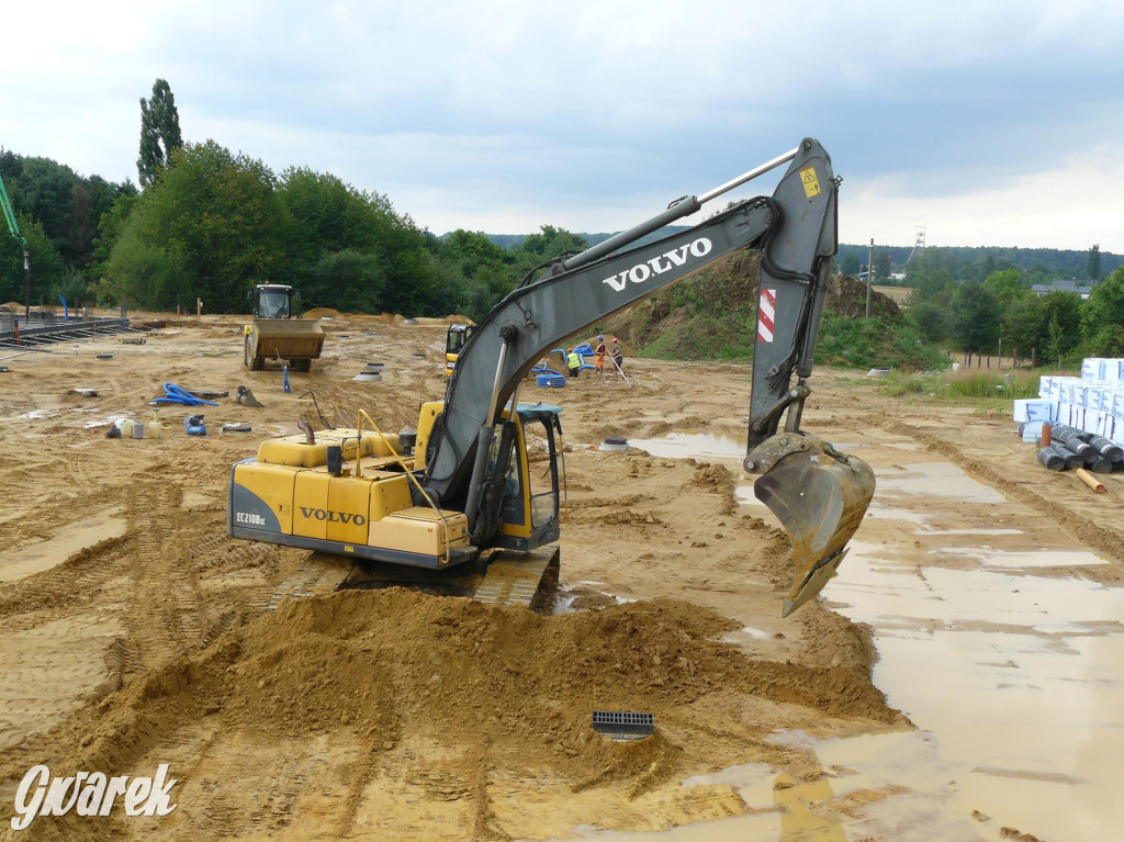 Na placu budowy komendy straży pożarnej