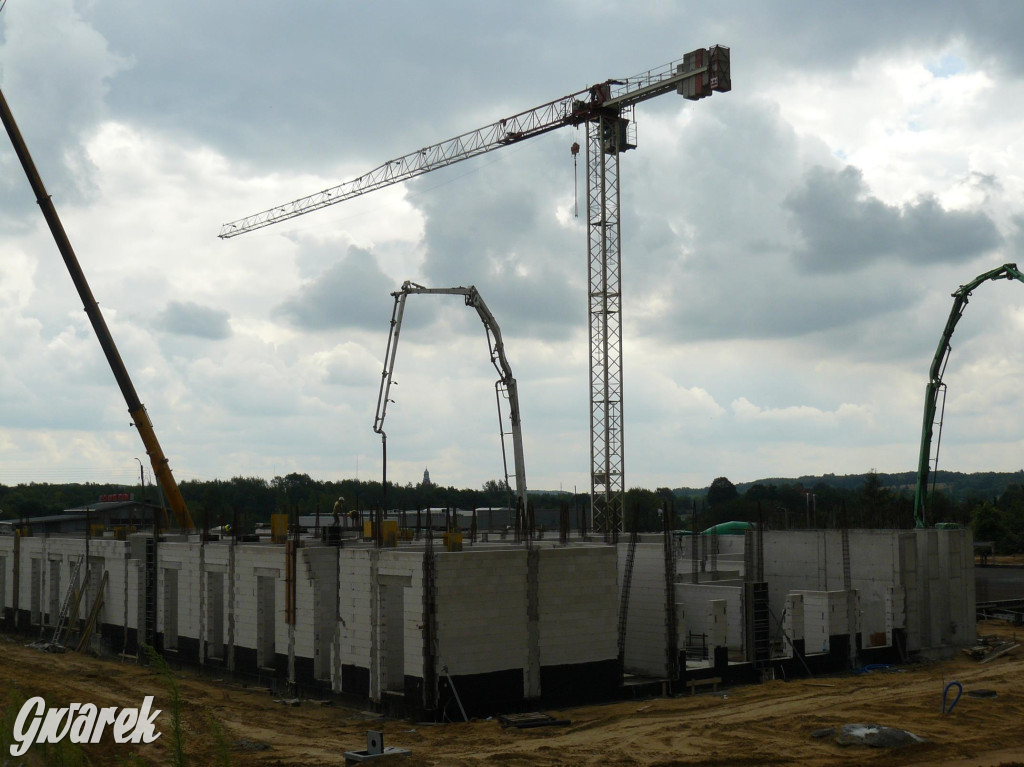 Na placu budowy komendy straży pożarnej