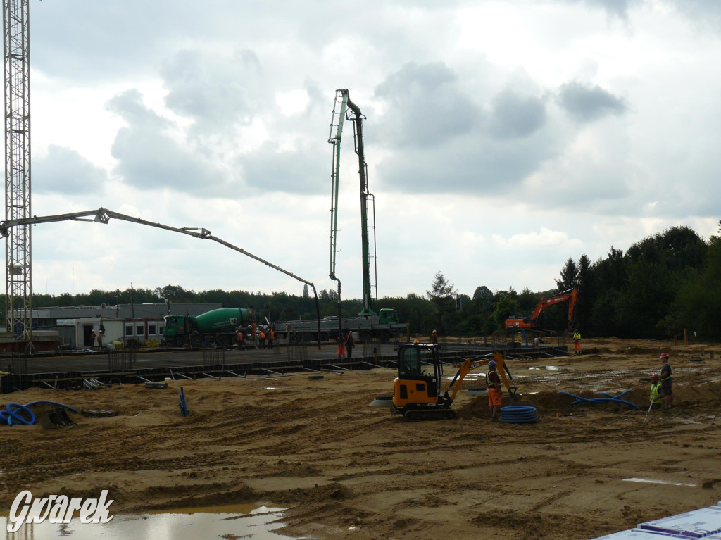 Na placu budowy komendy straży pożarnej